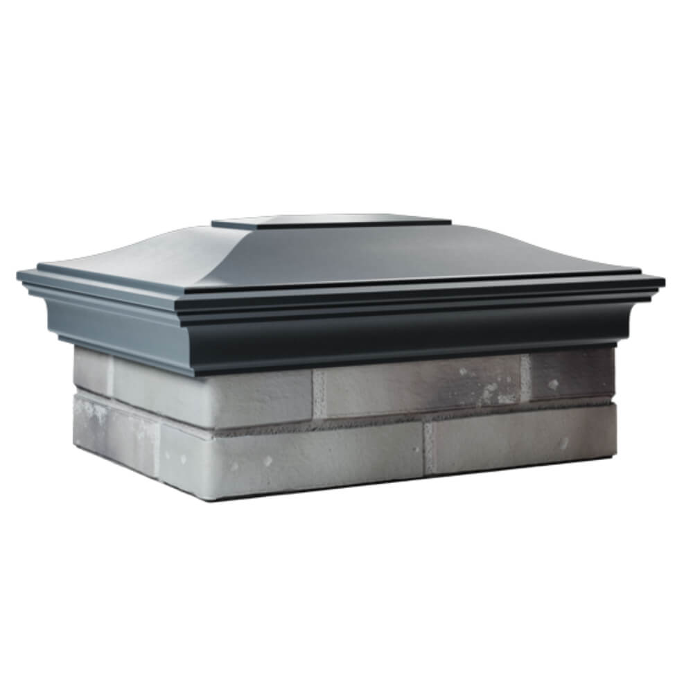 Колпак Zking Монблан Серый на столб 2х1.5 кирпича (515х385мм) в Крымске фото