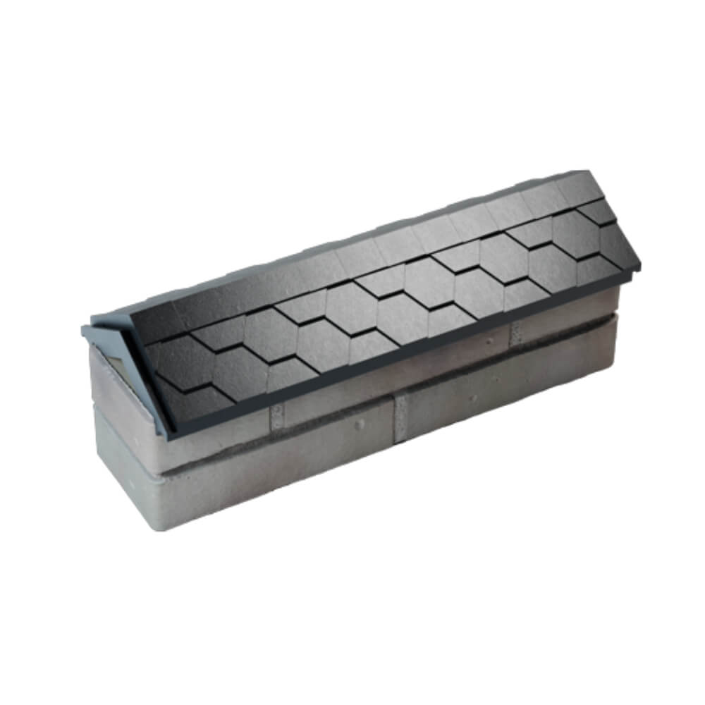 Парапет Zking Эверест Черный с посадкой на 0.5 кирпича (130мм) в Крымске фото