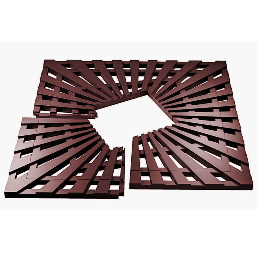 Приствольная решетка для дерева ZKING ATMOSPHERE 1.2х1.2м Коричневая в Крымске фото