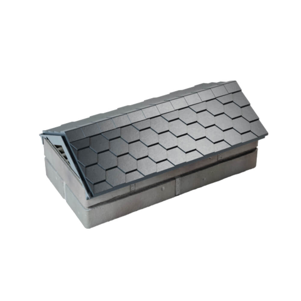 Парапет Zking Эверест Серый с посадкой на 1 кирпич (200/225/255мм) в Крымске фото