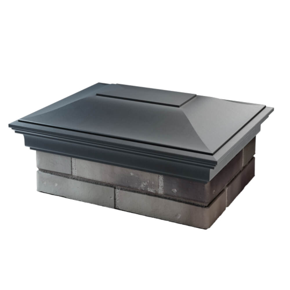 Колпак Zking Монблан Серый на столб 2х1.5 кирпича (515х385мм) в Крымске фото