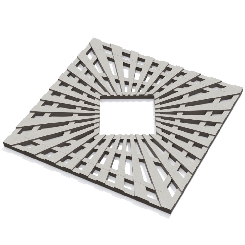 Приствольная решетка для дерева ZKING ATMOSPHERE 1.2х1.2м Бежевая в Крымске фото