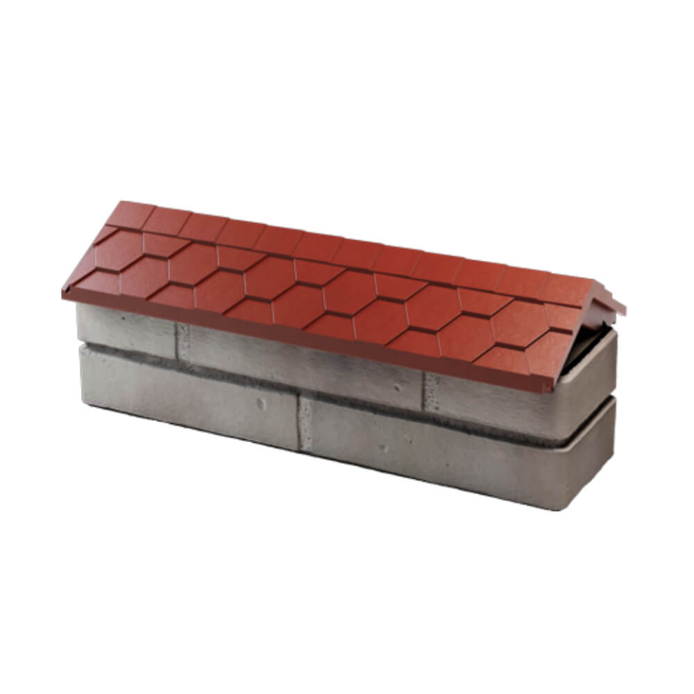 Парапет Zking Эверест Красный с посадкой на 0.5 кирпича (130мм) в Крымске фото