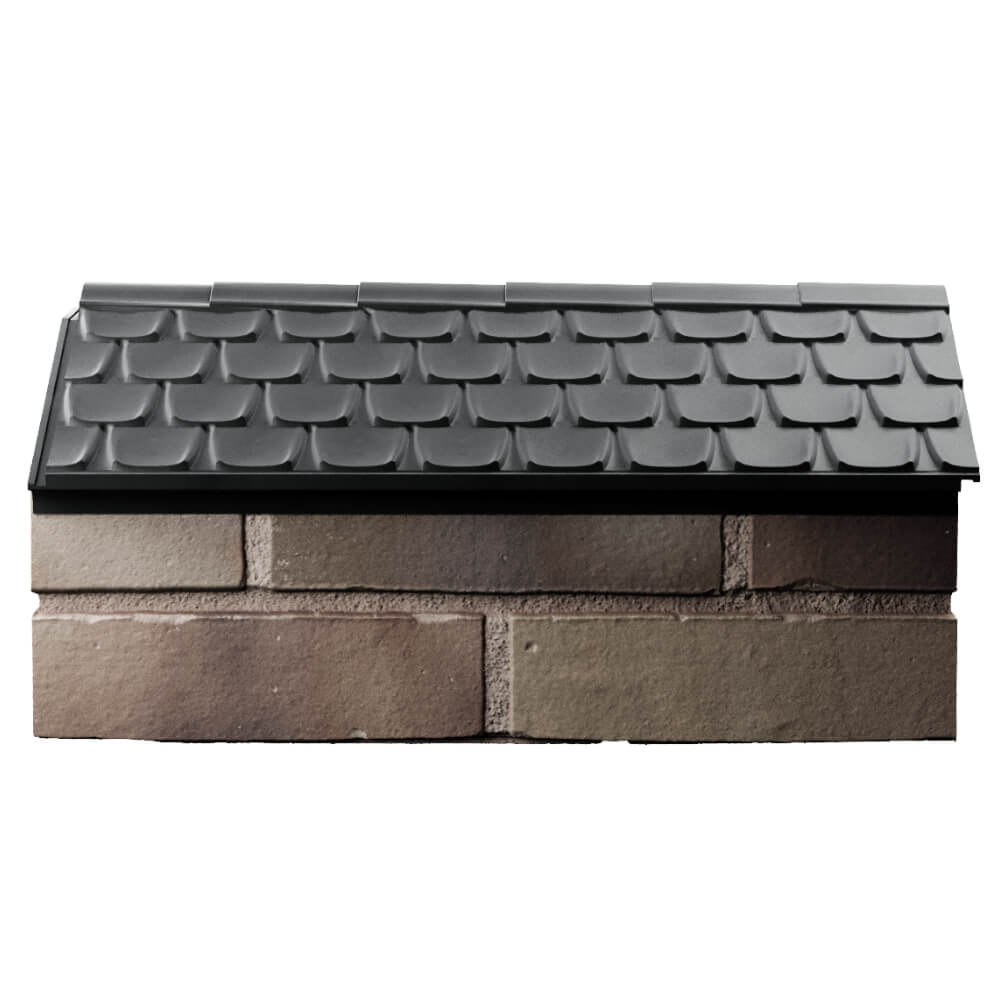Парапет Zking Эльбрус Серый с посадкой на 1 кирпич (255мм) в Крымске фото