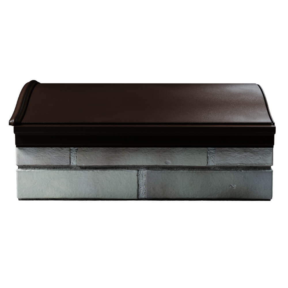 Парапет Zking Монблан Коричневый посадка на 1.5 кирпича (355/385мм) в Крымске фото