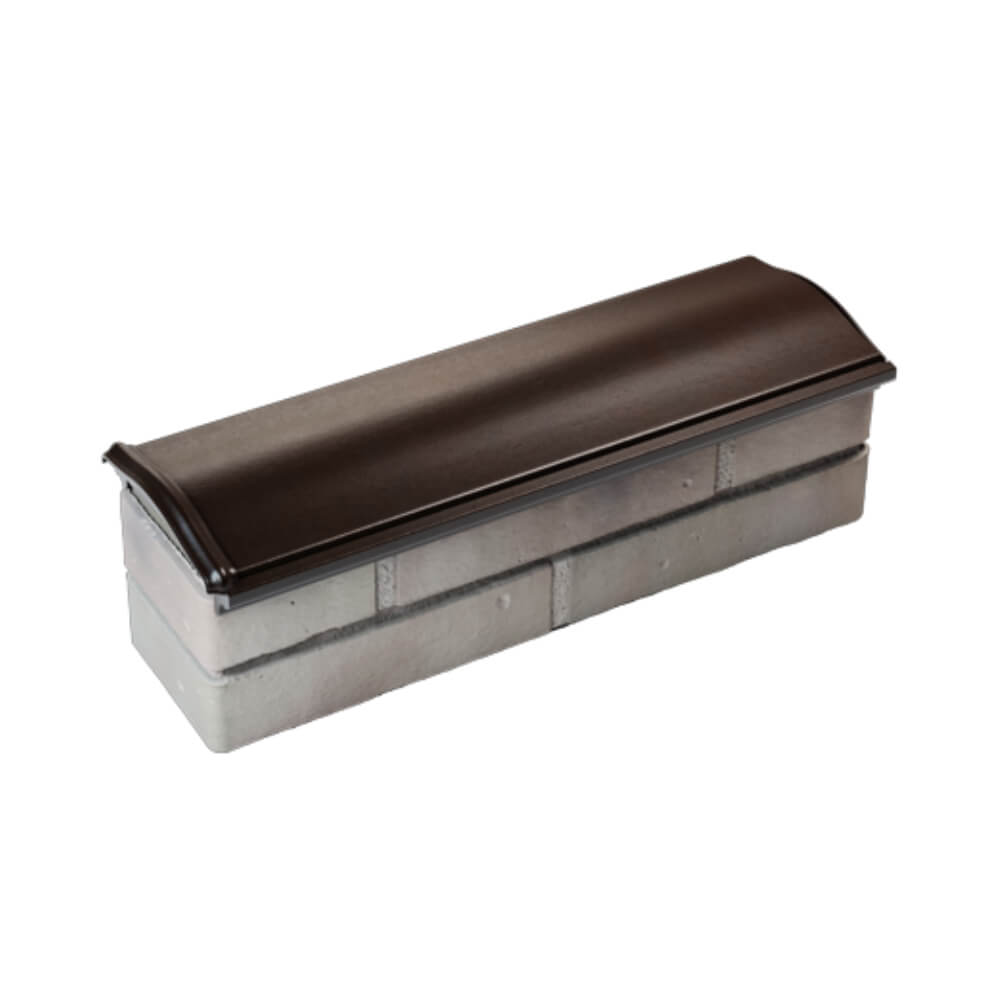 Парапет Zking Монблан Коричневый посадка на 0.5 кирпича (130мм) в Крымске фото