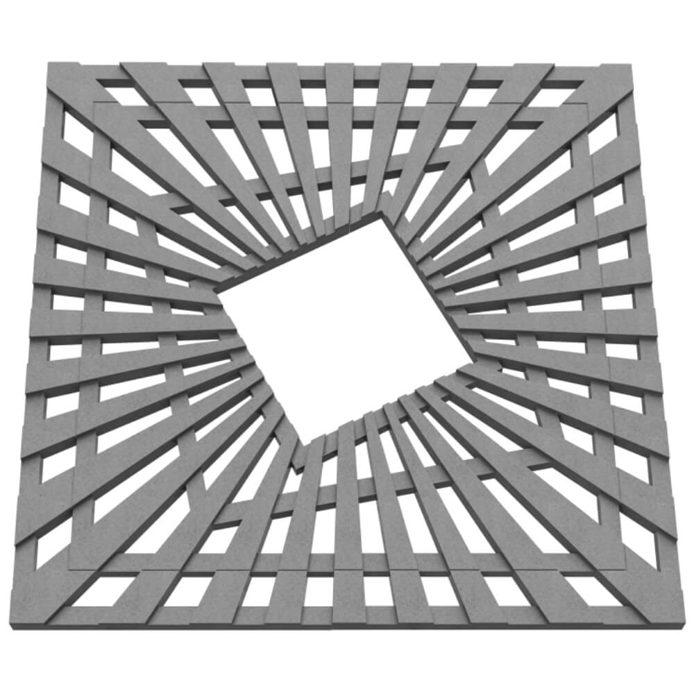 Приствольная решетка для дерева ZKING ATMOSPHERE 1.2х1.2м Серая в Крымске фото