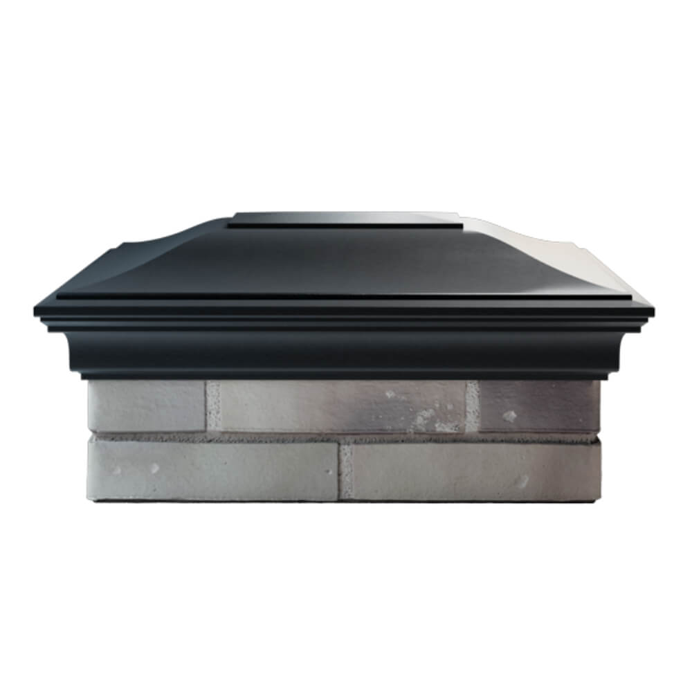Колпак Zking Монблан Черный на столб 2х1.5 кирпича (515х385мм) в Крымске фото