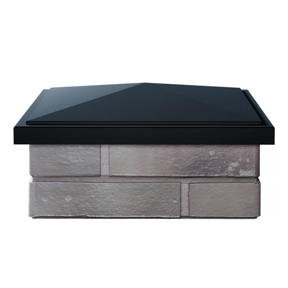 Колпак Zking БонаМоно Черный на столб 1.5х1.5 кирпича (385х385, 400х400мм) Крымск фото