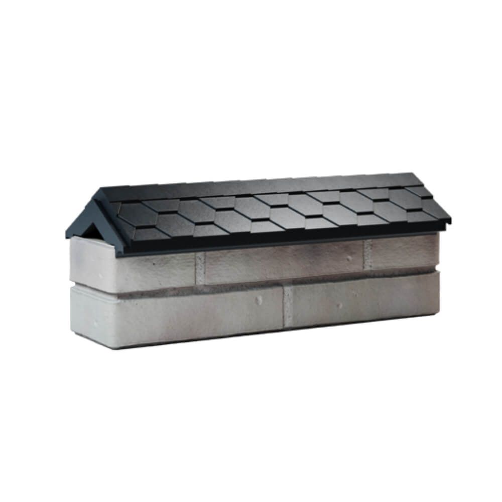 Парапет Zking Эверест Черный с посадкой на 0.5 кирпича (130мм) Крымск фото