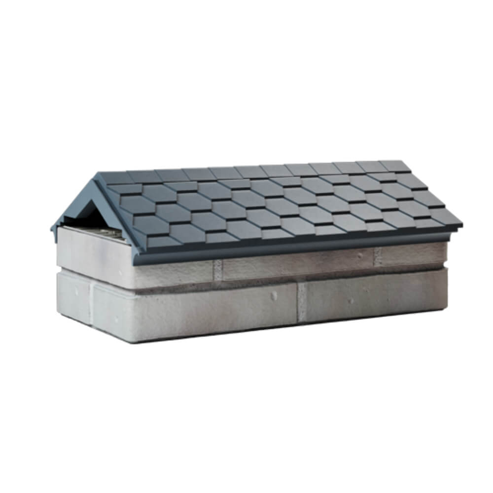 Парапет Zking Эверест Серый с посадкой на 1 кирпич (200/225/255мм) Крымск фото