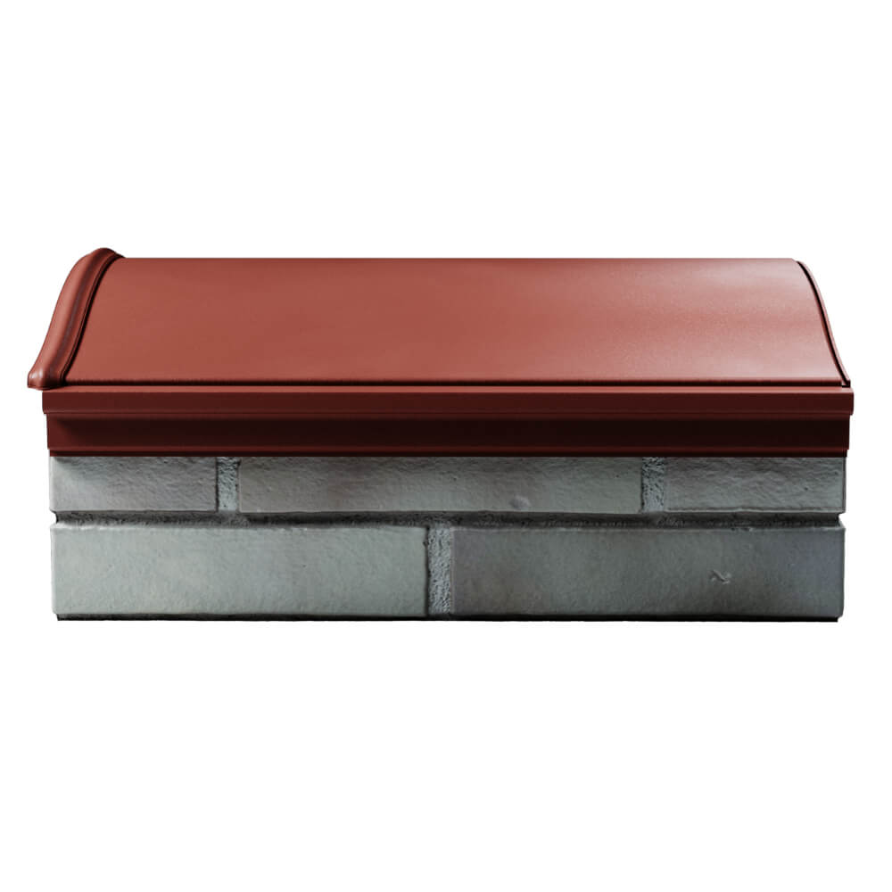 Парапет Zking Монблан Красный посадка на 1.5 кирпича (355/385мм) в Крымске фото