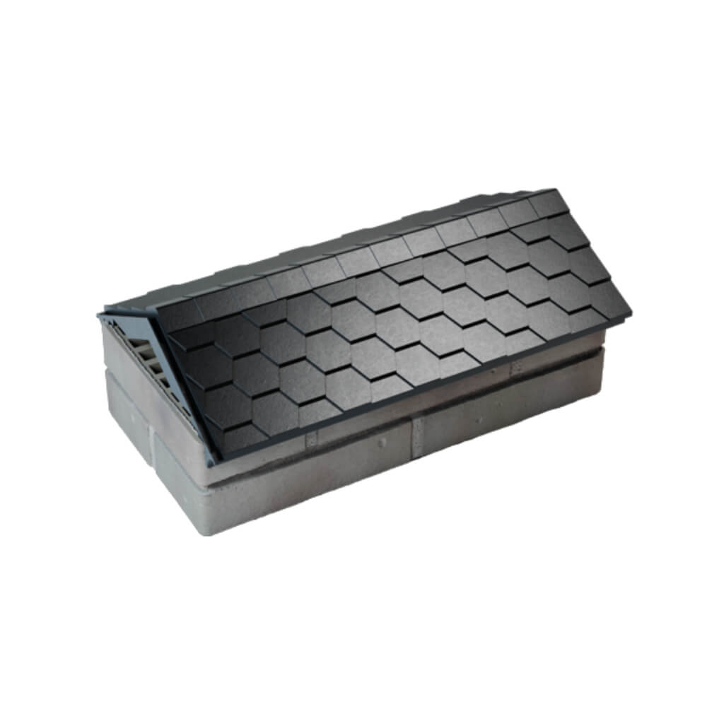 Парапет Zking Эверест Черный с посадкой на 1 кирпич (200/225/255мм) в Крымске фото