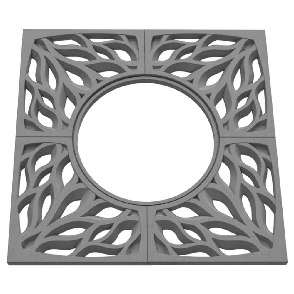 Приствольная решетка для дерева ZKING CRUST 1.2х1.2м Серая в Крымске фото