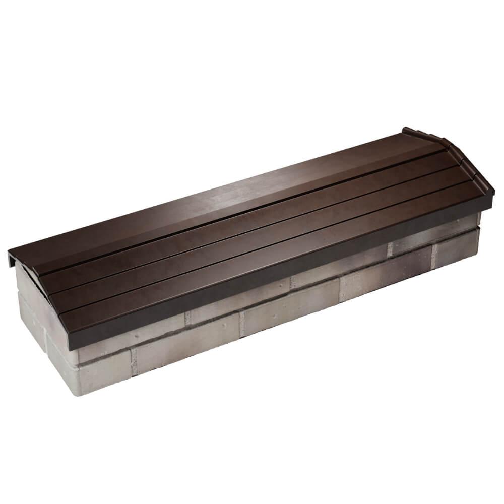 Парапет Zking Бона ХайТек Коричневый посадка на 0.5 кирпича (130мм) в Крымске фото