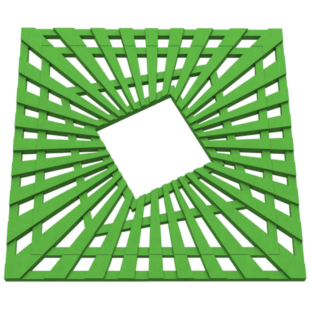 Приствольная решетка для дерева ZKING ATMOSPHERE 1.2х1.2м Зеленая в Крымске фото