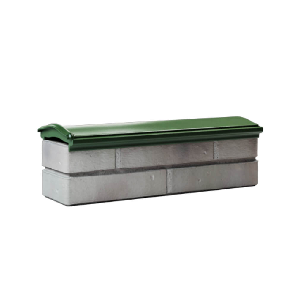 Парапет Zking Монблан Зеленый посадка на 0.5 кирпича (130мм) Крымск фото