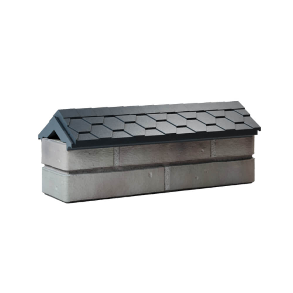 Парапет Zking Эверест Серый с посадкой на 0.5 кирпича (130мм) Крымск фото