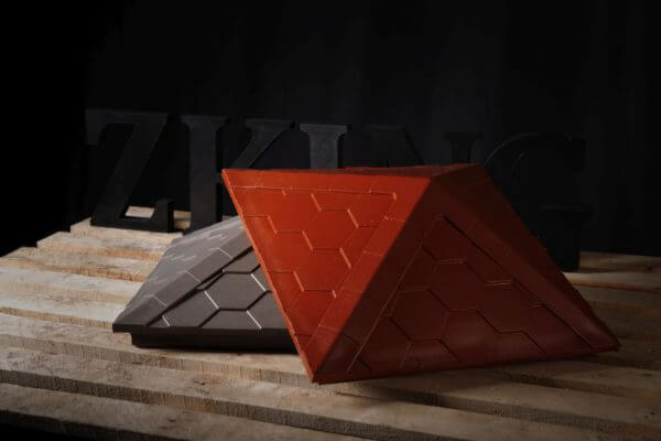 Колпак Zking Эверест Красный на столб 1.5х1.5 кирпича (390х390мм) в Крымске фото