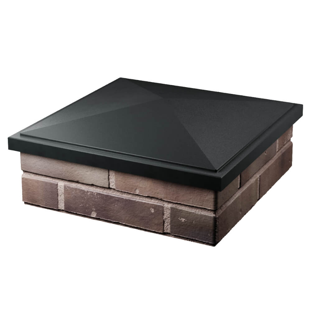 Колпак Zking БонаМоно Черный на столб 2х2 кирпича (515х515, 530х530мм) в Крымске фото