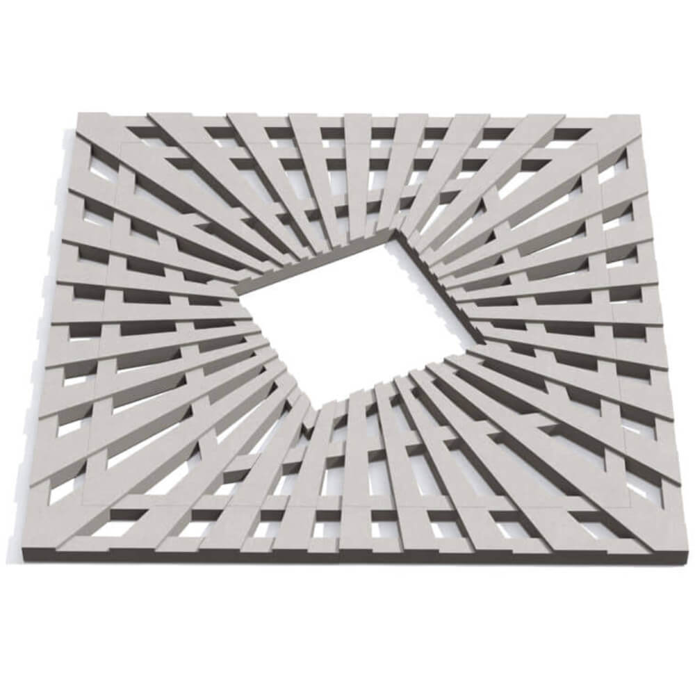 Приствольная решетка для дерева ZKING ATMOSPHERE 1.2х1.2м Бежевая Крымск фото