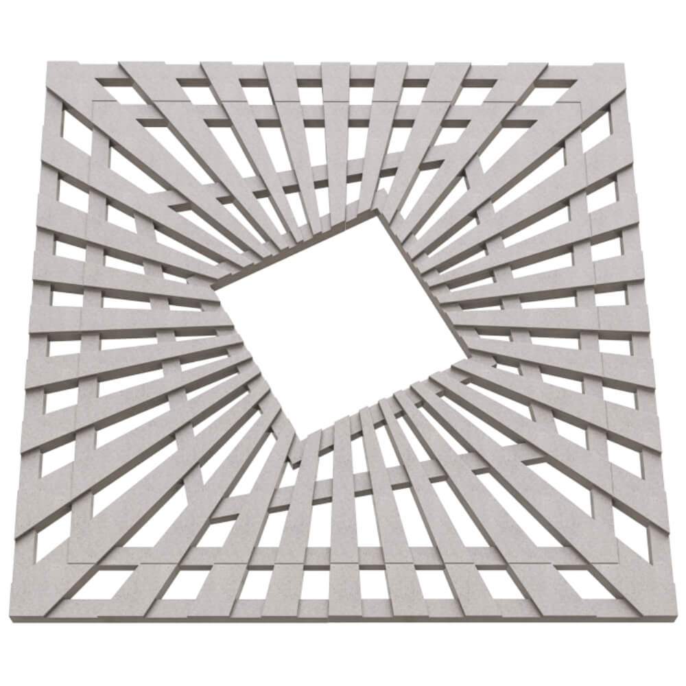 Приствольная решетка для дерева ZKING ATMOSPHERE 1.2х1.2м Бежевая в Крымске фото