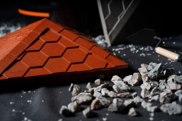 Колпак Zking Эверест Красный на столб 1.5х1.5 кирпича (390х390мм) в Крымске фото