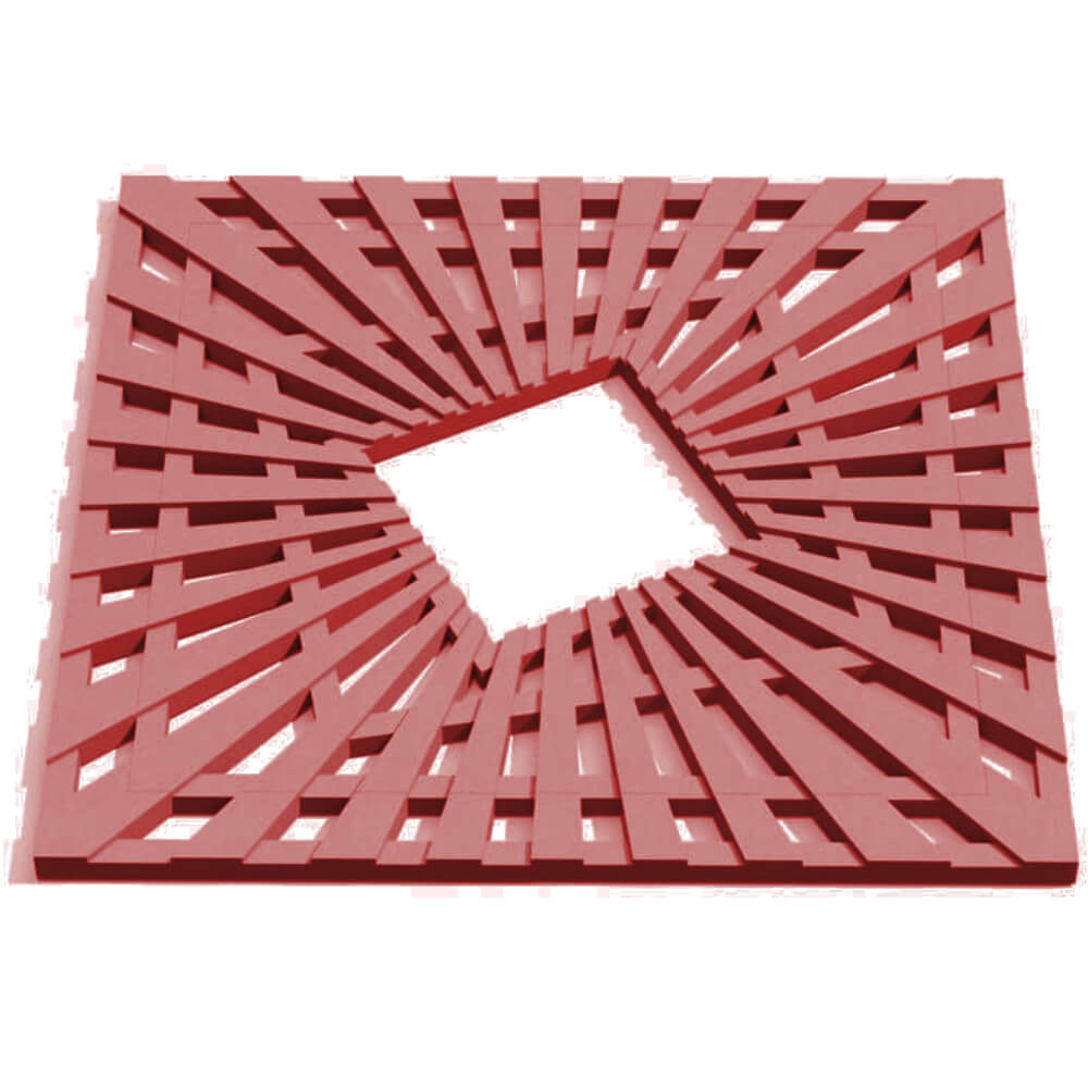 Приствольная решетка для дерева ZKING ATMOSPHERE 1.2х1.2м Красная Крымск фото