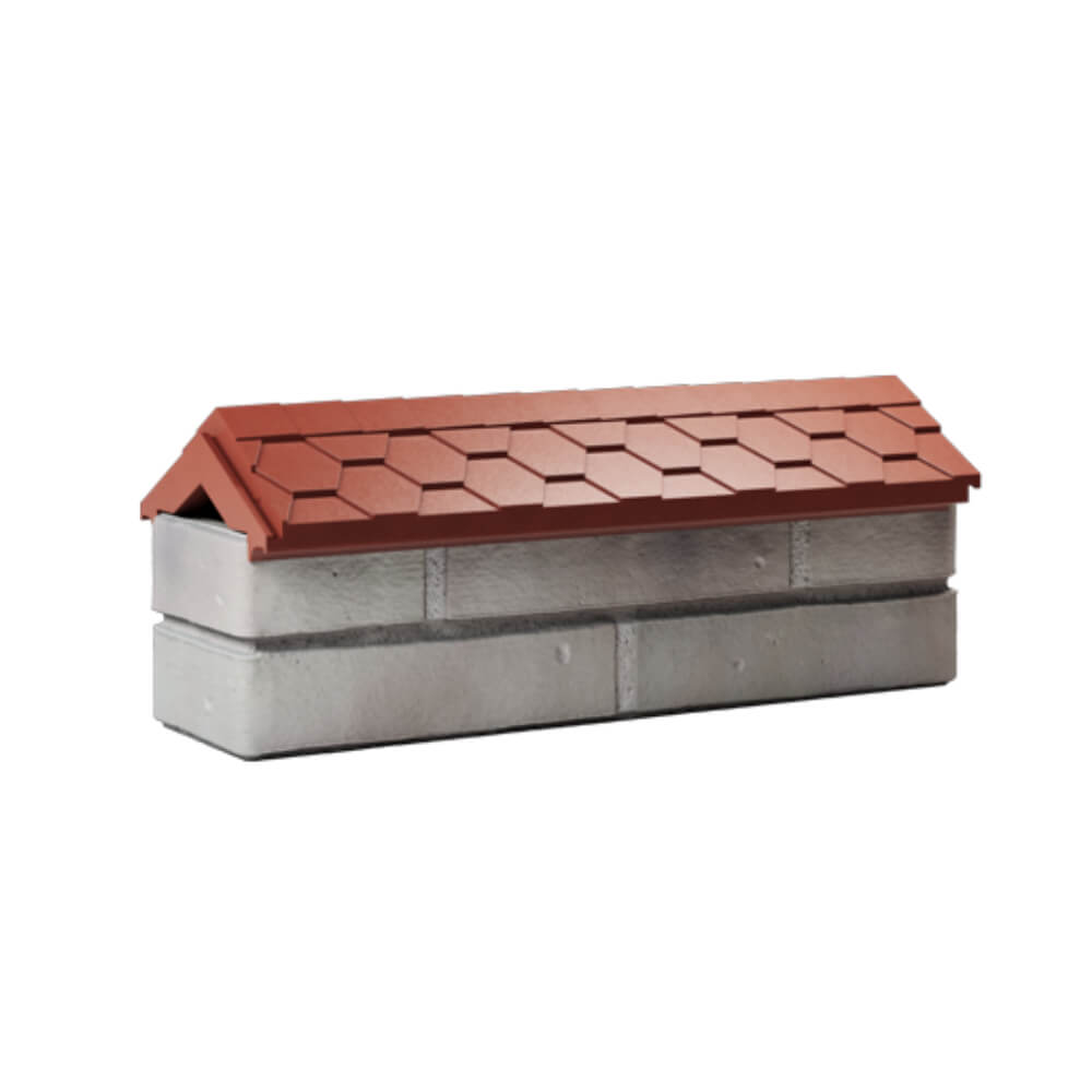 Парапет Zking Эверест Красный с посадкой на 0.5 кирпича (130мм) Крымск фото