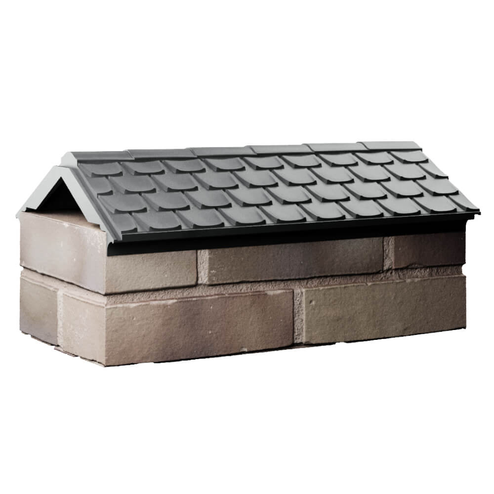 Парапет Zking Эльбрус Серый с посадкой на 1 кирпич (255мм) Крымск фото