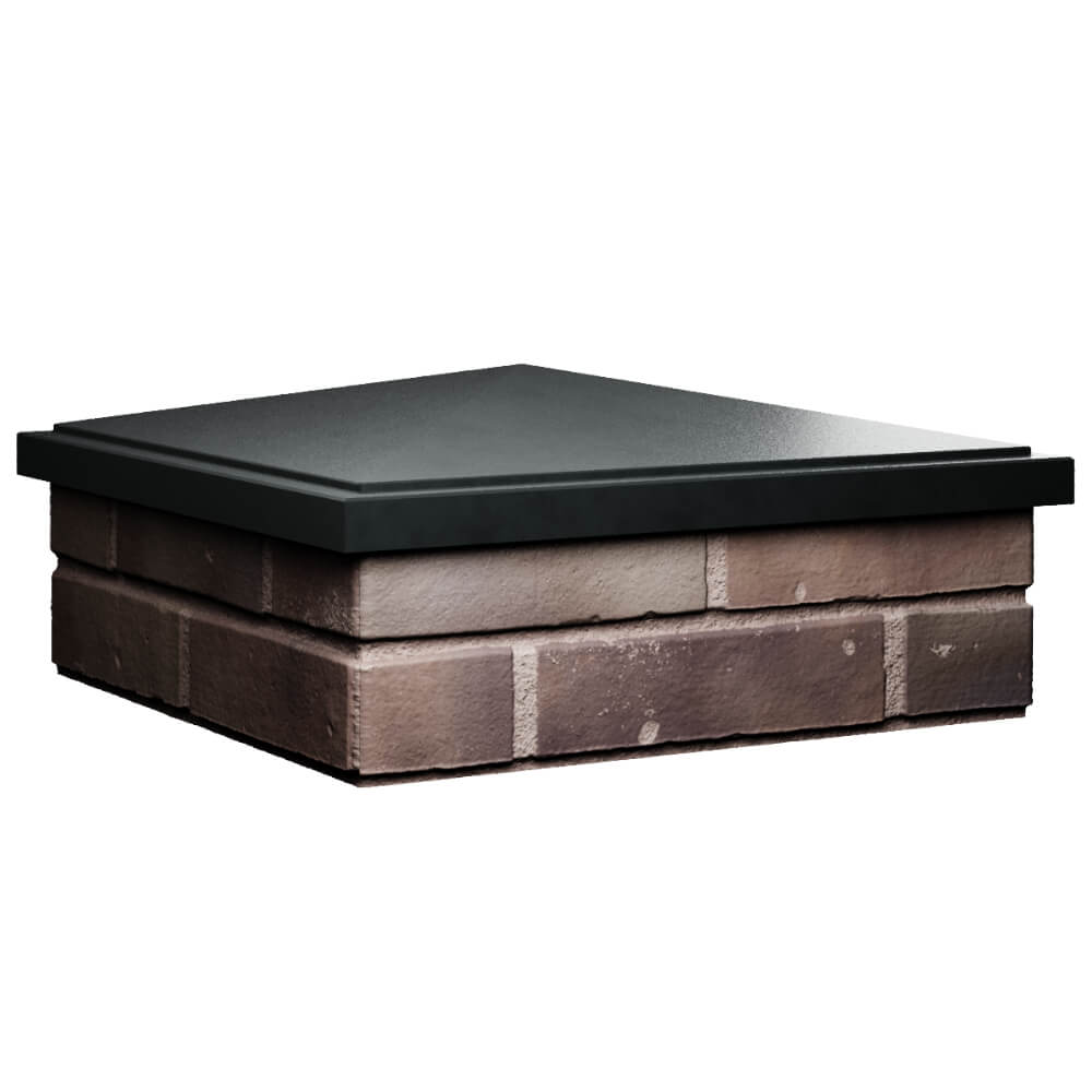 Колпак Zking БонаМоно Черный на столб 2х2 кирпича (515х515, 530х530мм) в Крымске фото