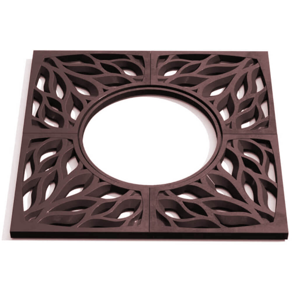 Приствольная решетка для дерева ZKING CRUST 1.2х1.2м Коричневая Крымск фото