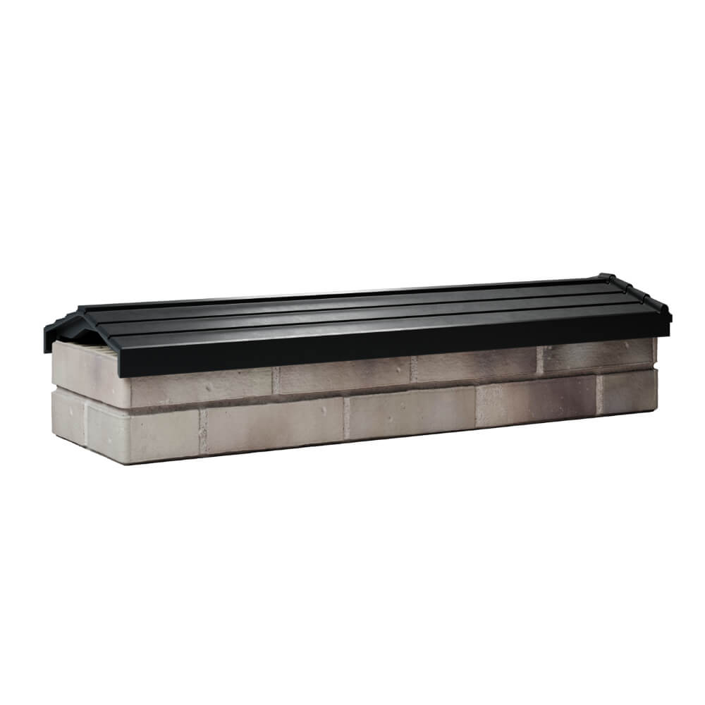 Парапет Zking Бона ХайТек Черный посадка на 0.5 кирпича (130мм) Крымск фото