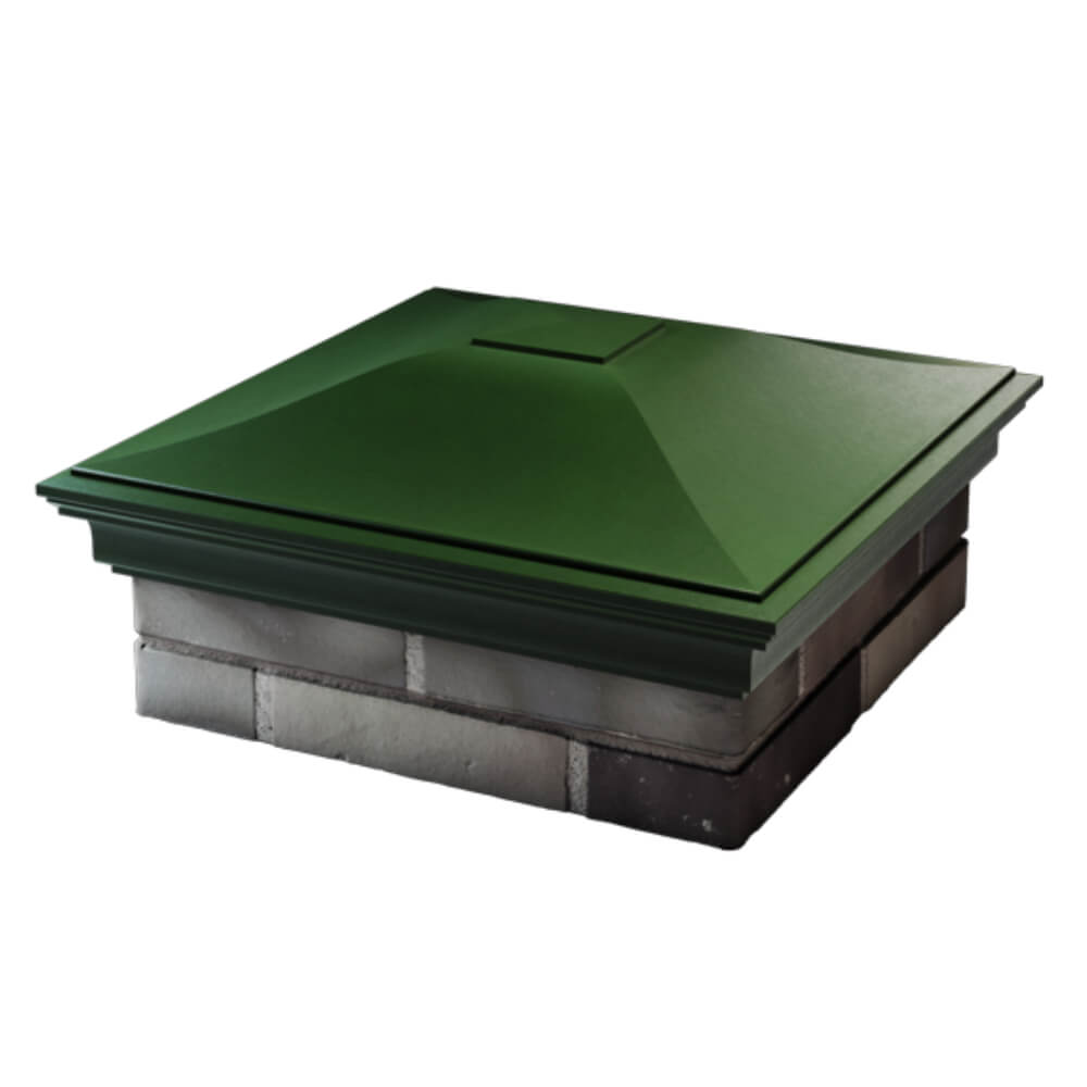 Колпак Zking Монблан Зеленый на столб 2х2 кирпича (515х515мм) в Крымске фото