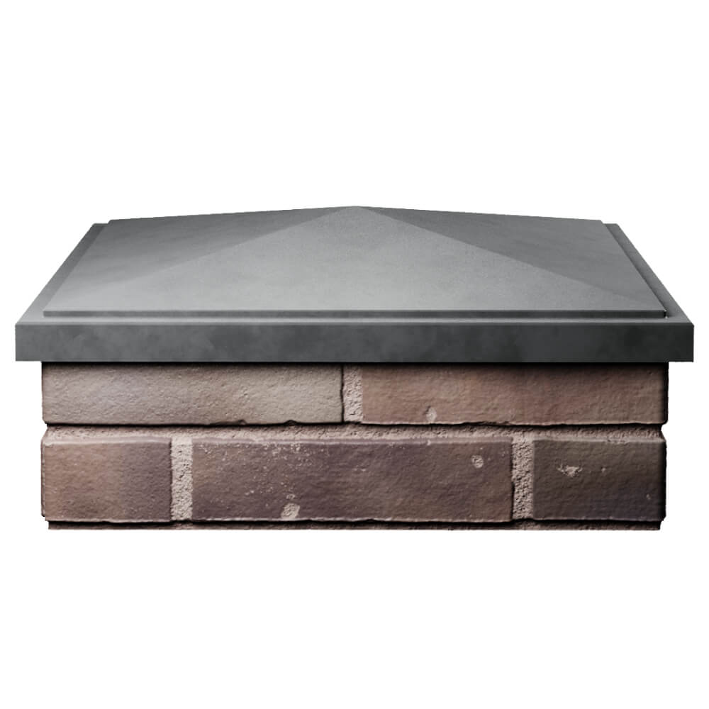 Колпак Zking БонаМоно Серый на столб 2х2 кирпича (515х515, 530х530мм) Крымск фото