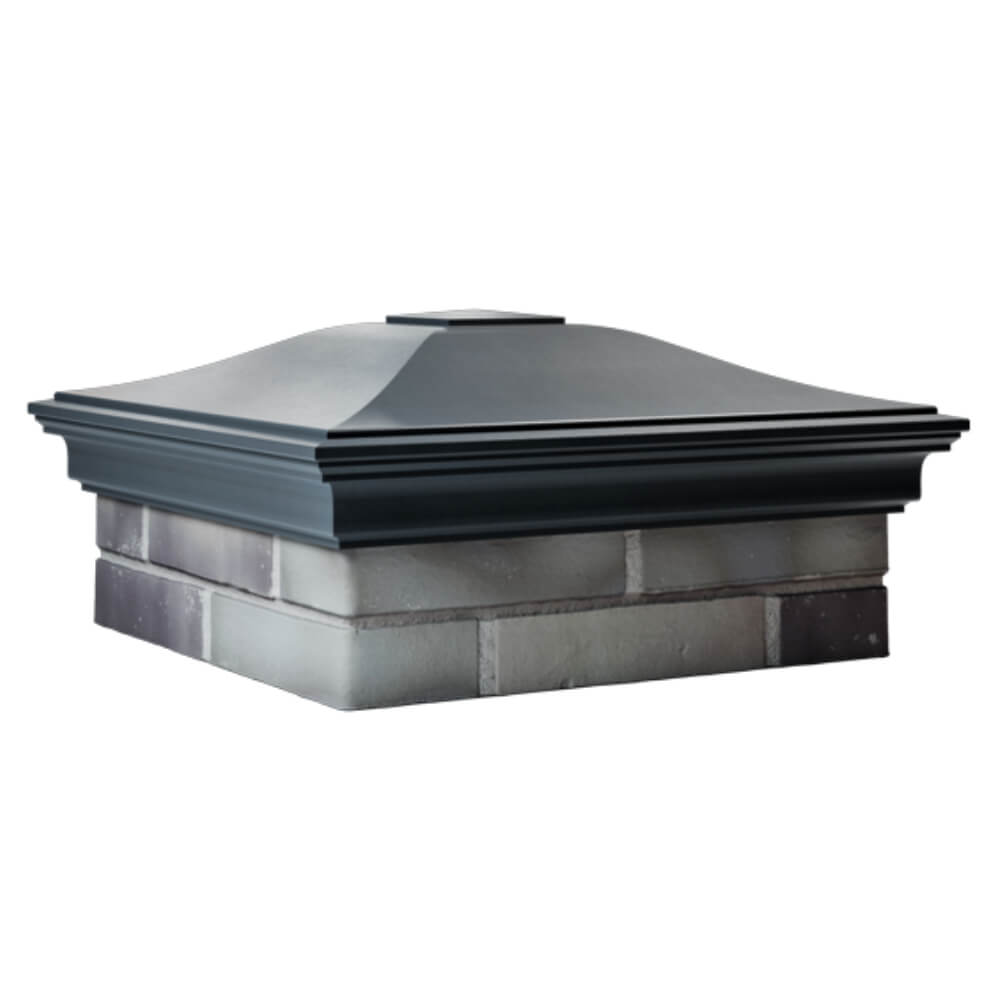 Колпак Zking Монблан Серый на столб 2х2 кирпича (515х515мм) в Крымске фото