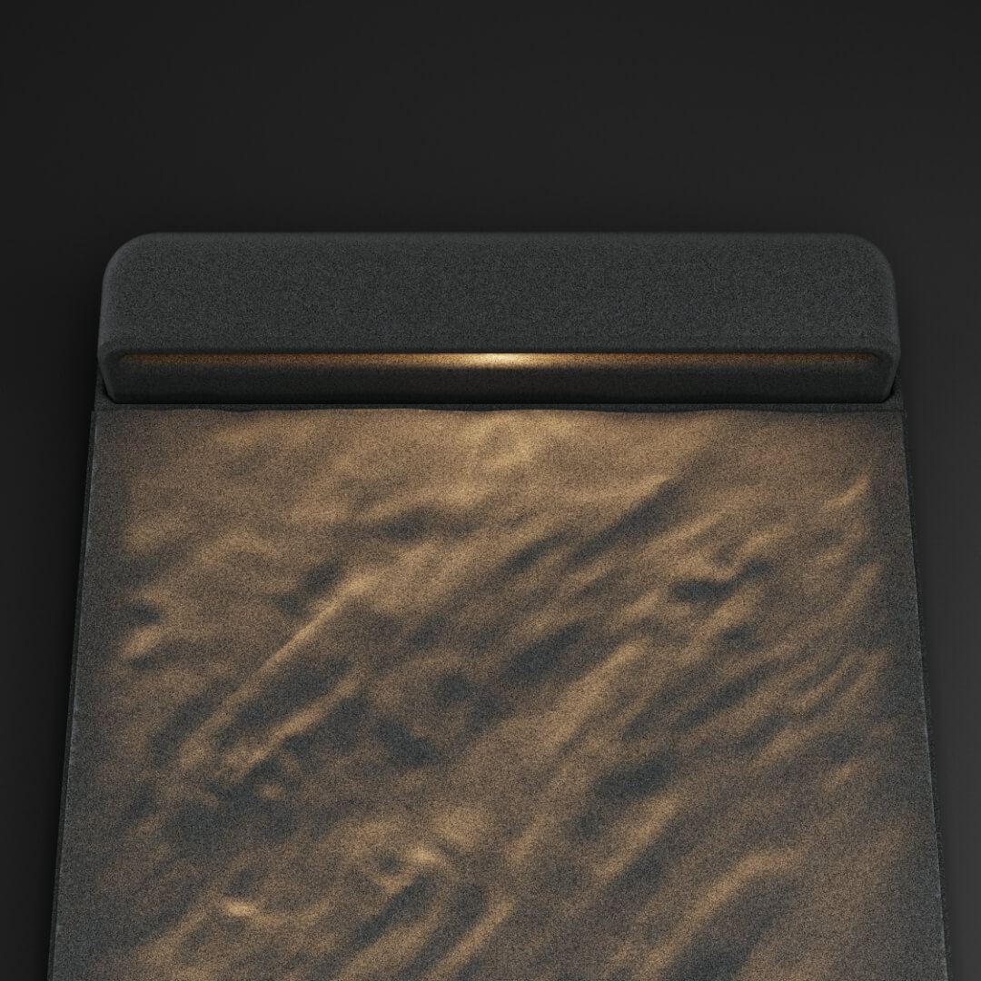 LED Светильник для шаговой плиты STONE Графитовый Серый 330х75х98мм в Крымске фото