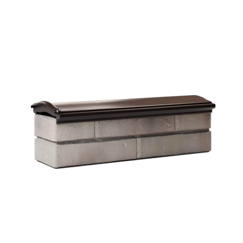 Парапет Zking Монблан Коричневый посадка на 0.5 кирпича (130мм) Крымск фото