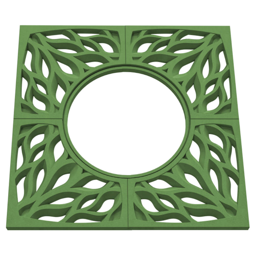 Приствольная решетка для дерева ZKING CRUST 1.2х1.2м Зеленая в Крымске фото