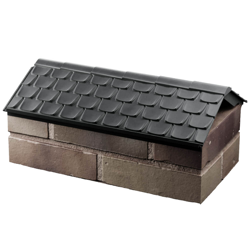 Парапет Zking Эльбрус Серый с посадкой на 1 кирпич (255мм) в Крымске фото