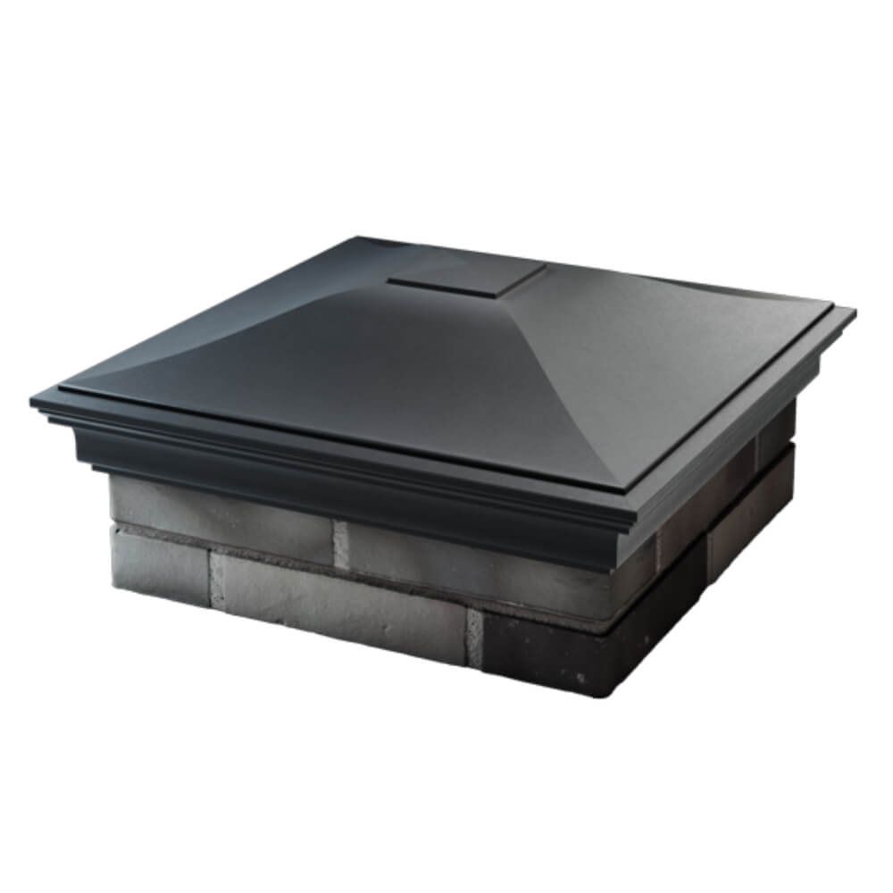 Колпак Zking Монблан Серый на столб 2х2 кирпича (515х515мм) в Крымске фото