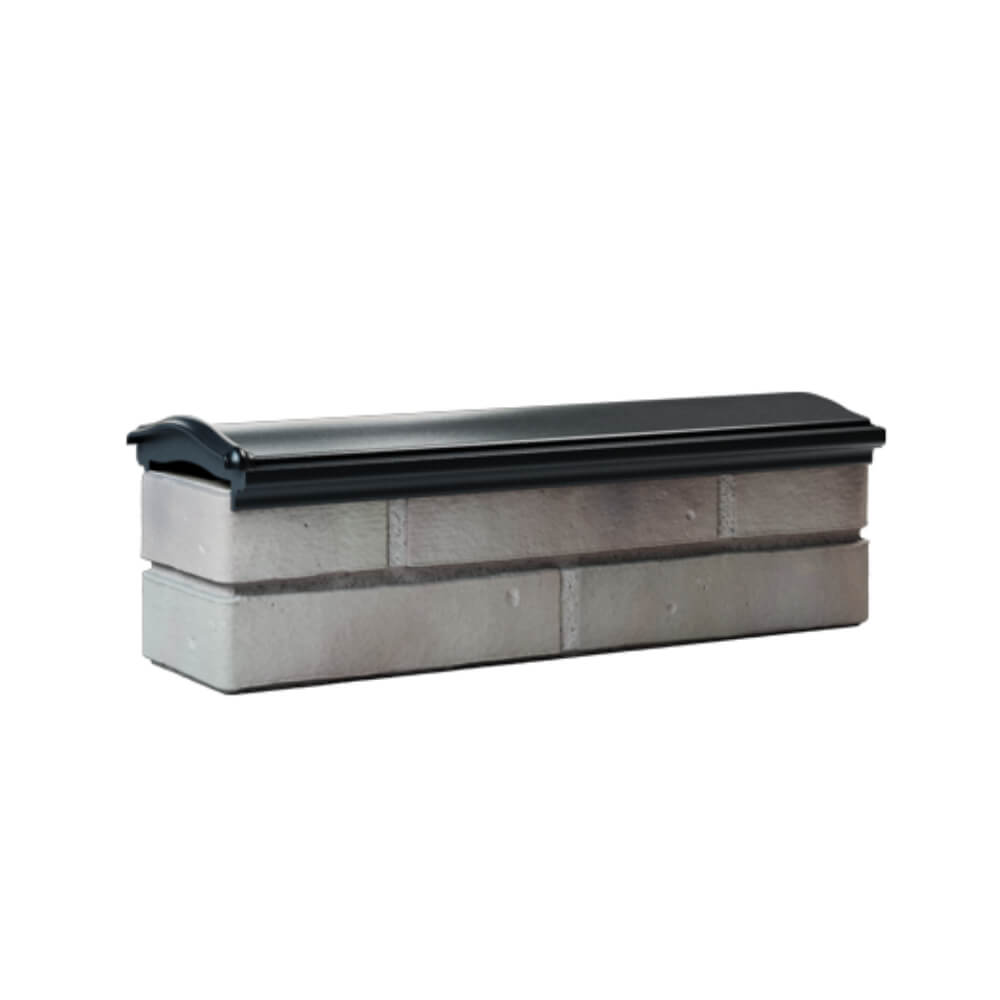 Парапет Zking Монблан Черный посадка на 0.5 кирпича (130мм) Крымск фото