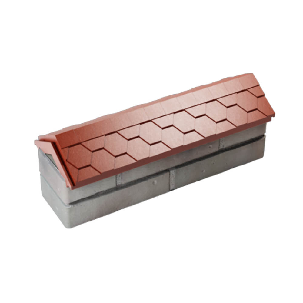 Парапет Zking Эверест Красный с посадкой на 0.5 кирпича (130мм) в Крымске фото