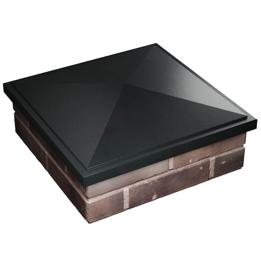 Колпак Zking БонаМоно Черный на столб 2х2 кирпича (515х515, 530х530мм) в Крымске фото