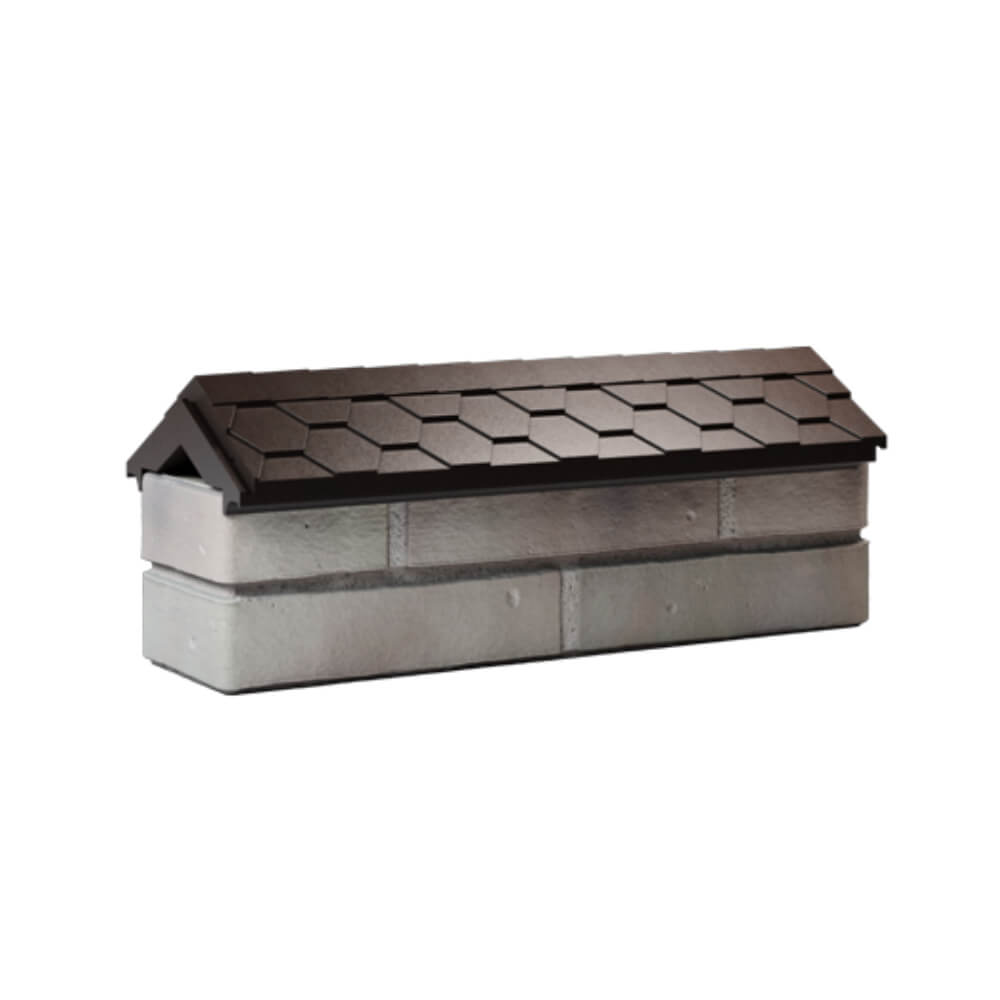 Парапет Zking Эверест Коричневый с посадкой на 0.5 кирпича (130мм) Крымск фото