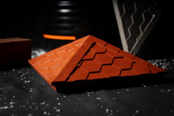 Колпак Zking Эверест Красный на столб 1.5х1.5 кирпича (390х390мм) в Крымске фото