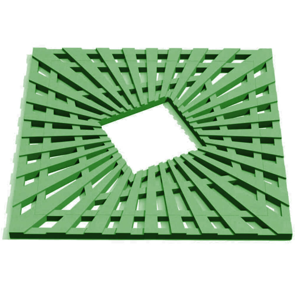 Приствольная решетка для дерева ZKING ATMOSPHERE 1.2х1.2м Зеленая Крымск фото